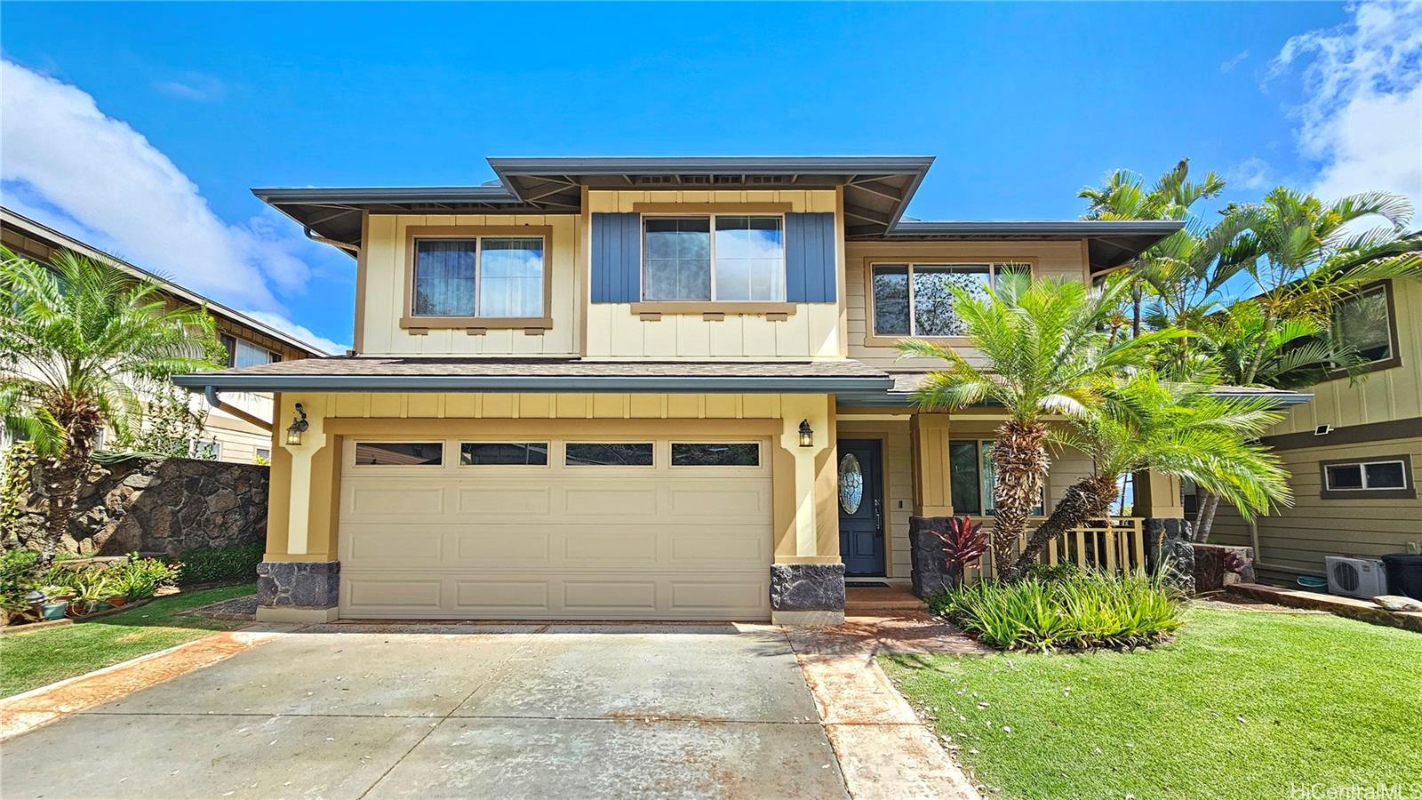 Beautifully upgraded 4-bedroom, 2.5-bath home located in the highly desirable Wai Kaloi Makakilo community. Recently installed central air conditioning system ensures year-round comfort.