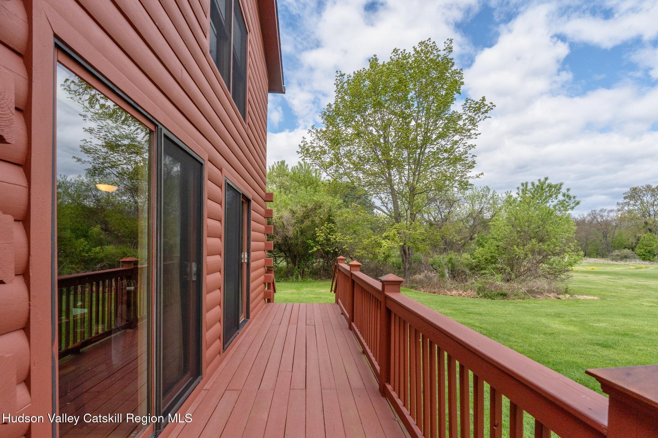 140 Stone Dock Road High Falls, NY 12440 - Photo 35 of 42 a view of a balcony with yard