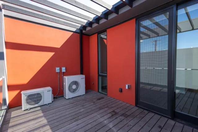 a view of a entryway door front of house