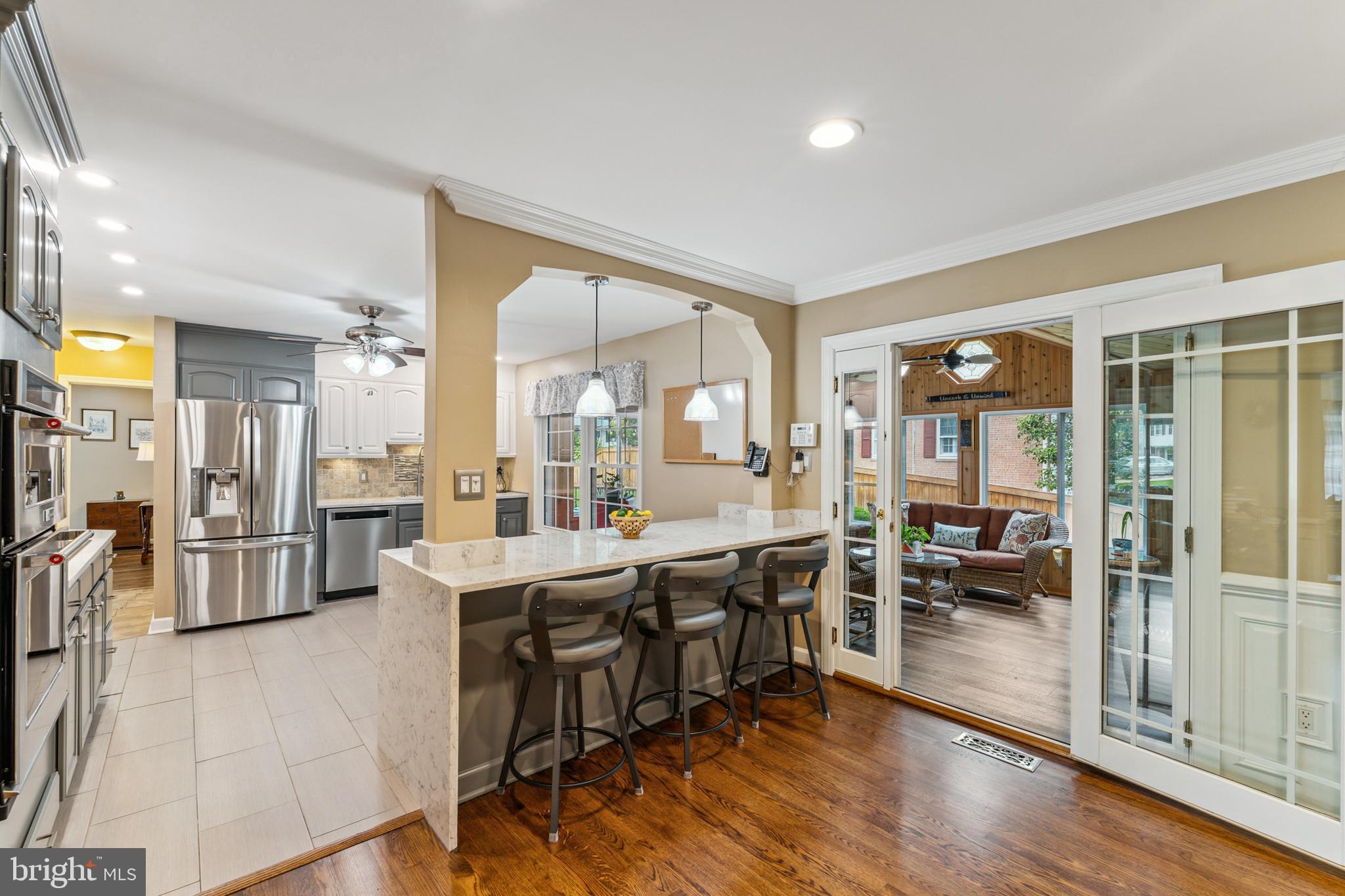 8006 Greeley Boulevard Springfield, VA 22152 - Photo 12 of 58 Kitchen Island/Bar