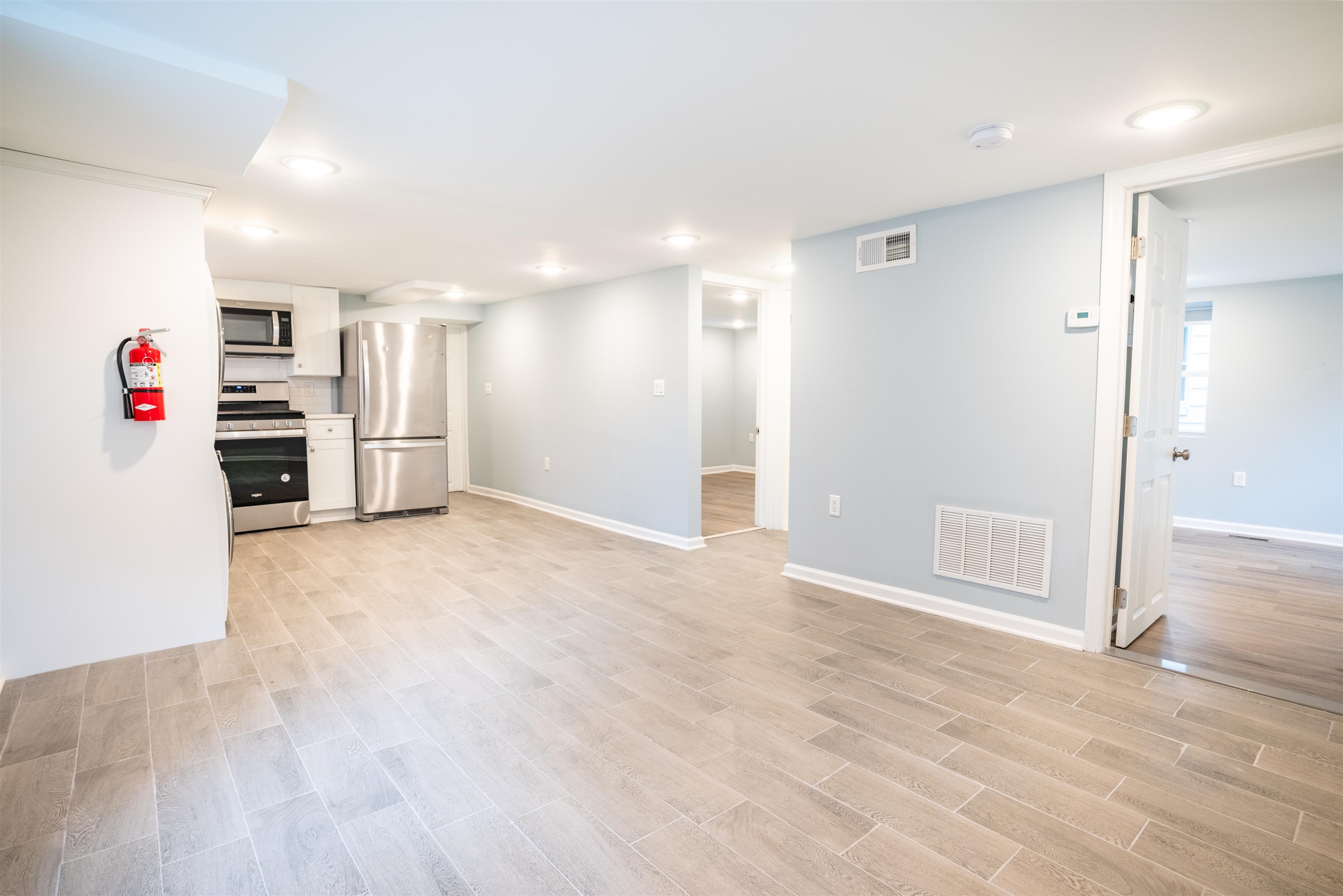 38 Mill Street, Unit 1 Bloomfield, NJ 07003 - Photo 5 of 20 a view of a livingroom with an empty space