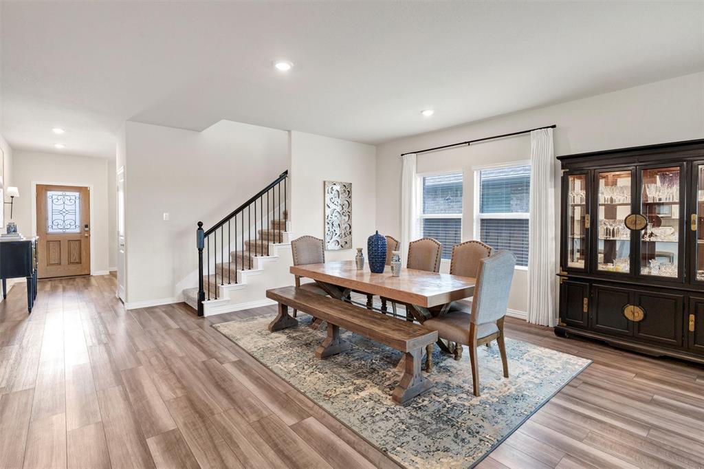 10616 Brookshire Road Fort Worth, TX 76126 - Photo 9 of 29 Beautiful open dining area - could also be used as an extended living area if you decided to use the front office space as a dining room