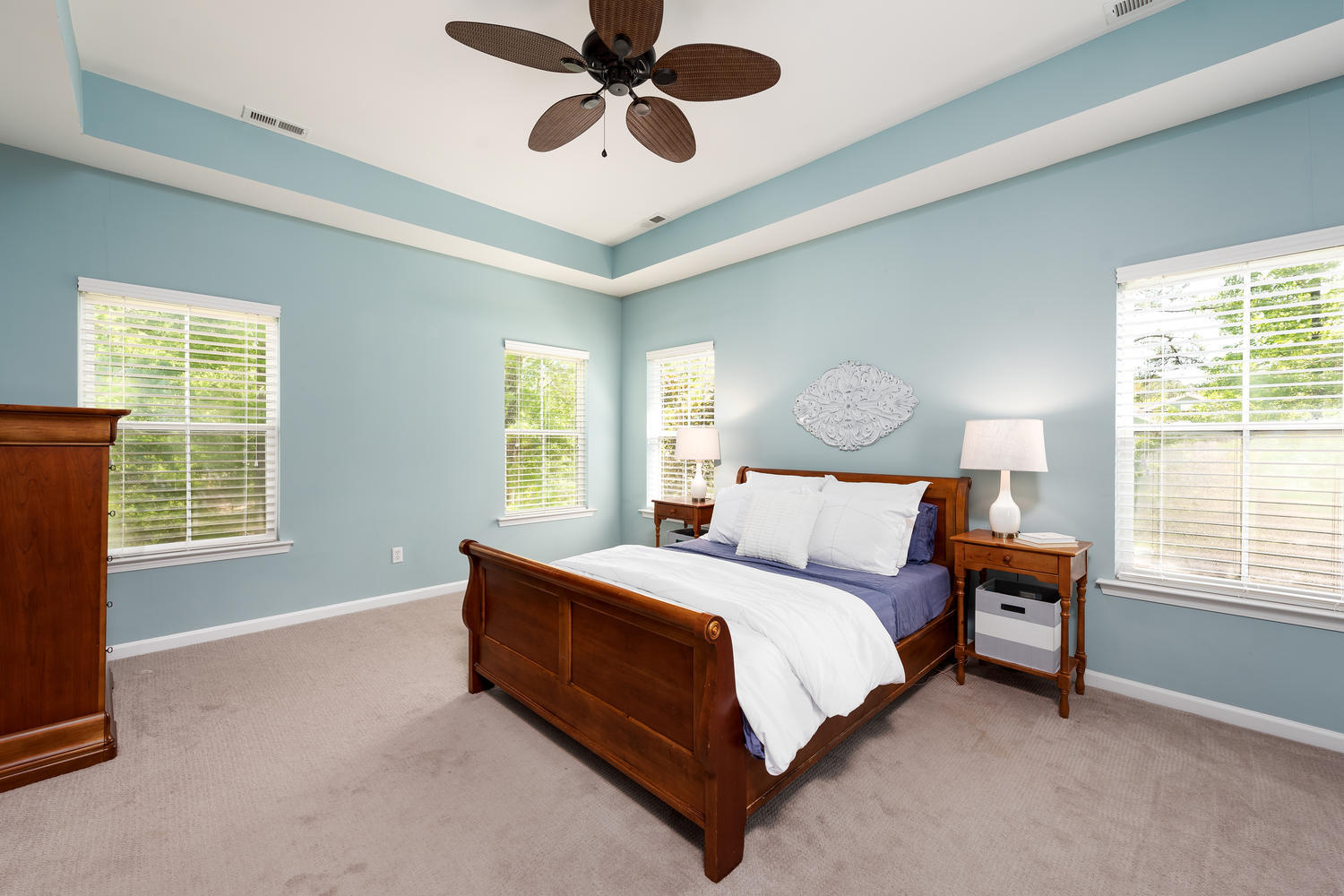 1871 Hall Point Road Mount Pleasant, SC 29466 - Photo 25 of 48 Master Bedroom with tray ceiling
