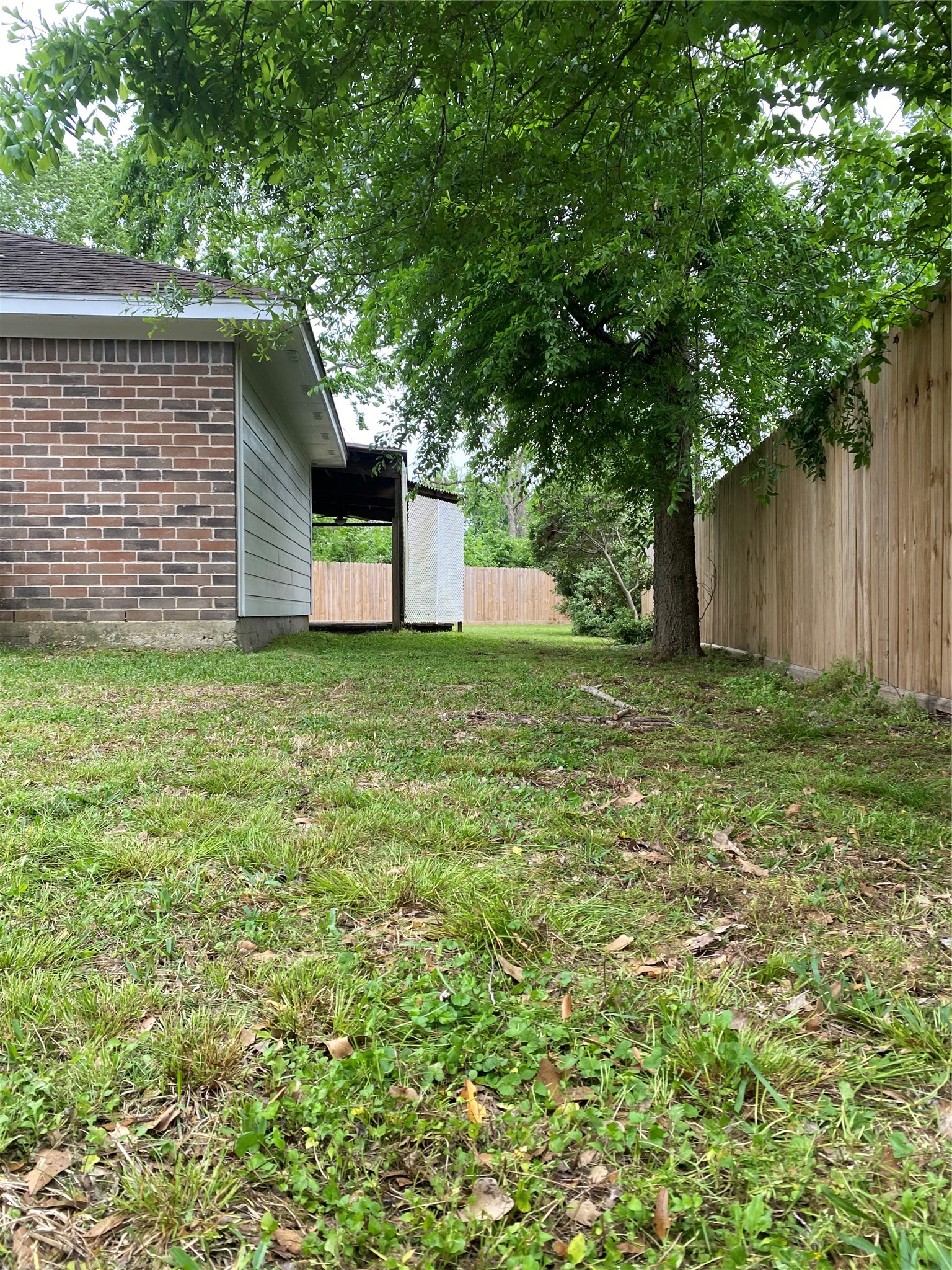 3601 Colleen Meadows Circle Houston, TX 77080 - Photo 11 of 22 Back Yard and Side View of Covered Patio