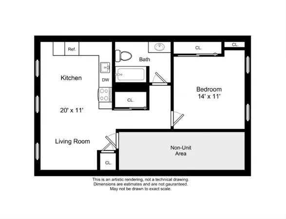$2,704 | 296 West 3rd Street, Unit U1, Boston, MA 02127