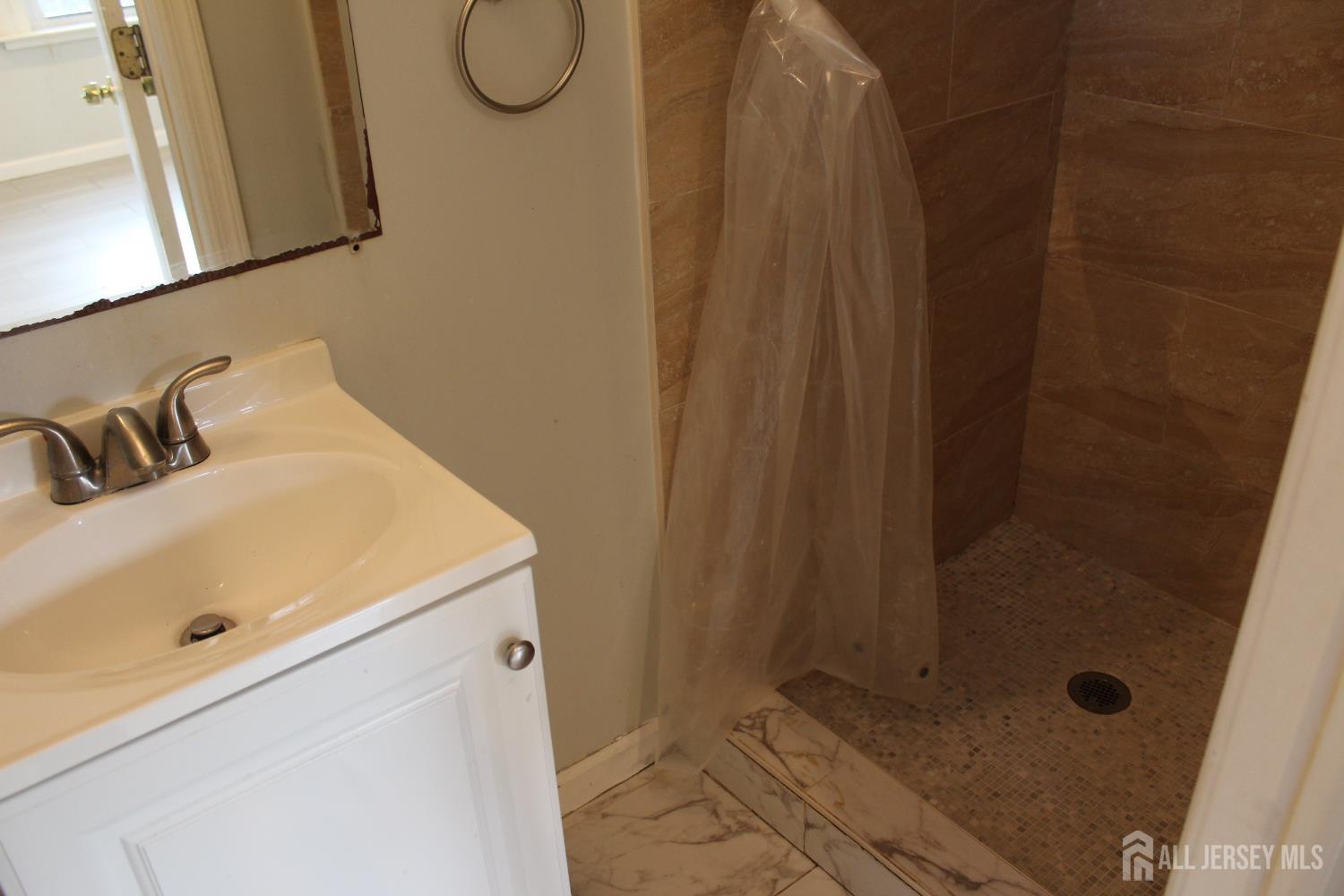 899 Green Street, Unit 1 Iselin, NJ 08830 - Photo 40 of 45 a bathroom with a sink and a shower