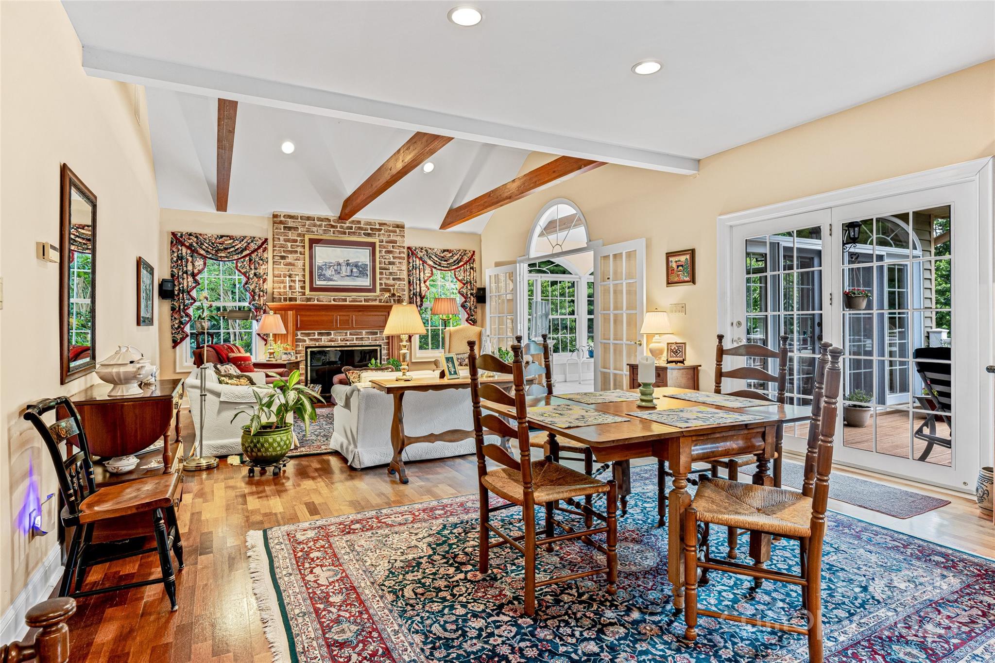 842 Rickel Drive Hendersonville, NC 28739 - Photo 20 of 48 a dining room with furniture and wooden floor