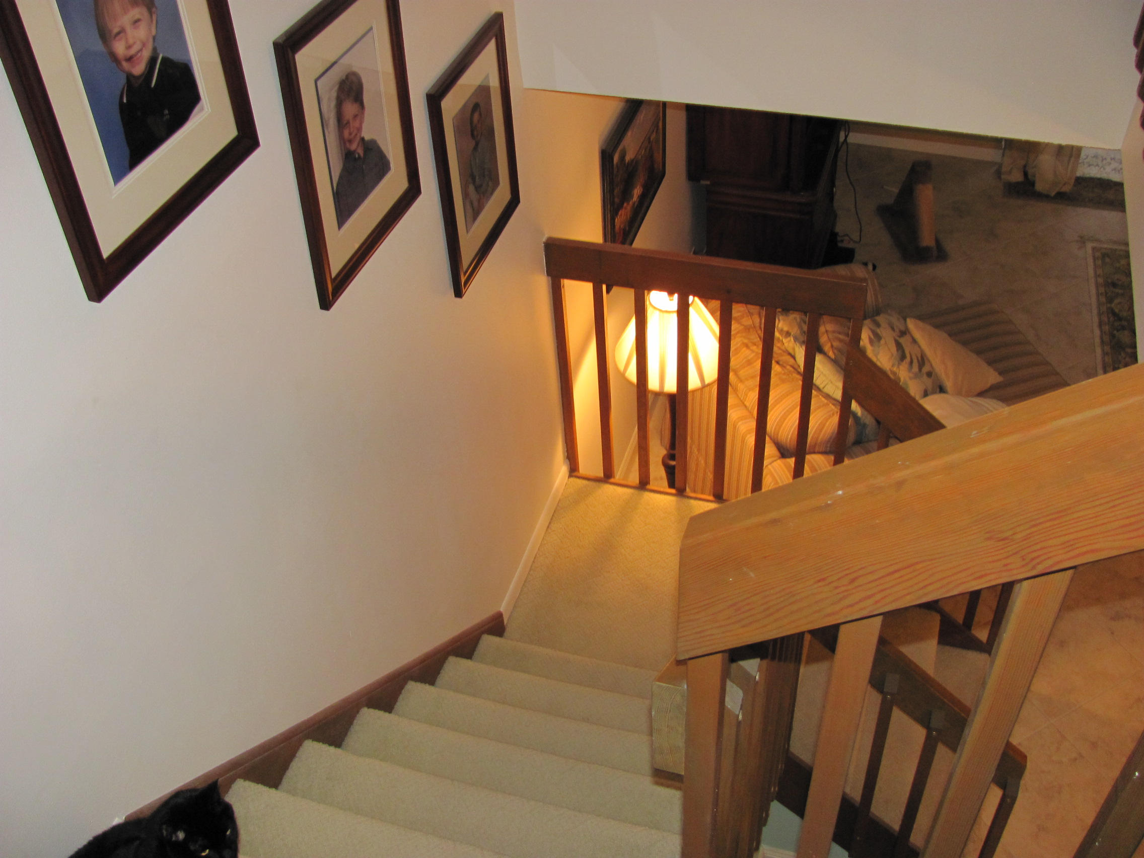 6387 Boca Circle Boca Raton, FL 33433 - Photo 25 of 29 Stairs view from upstairs