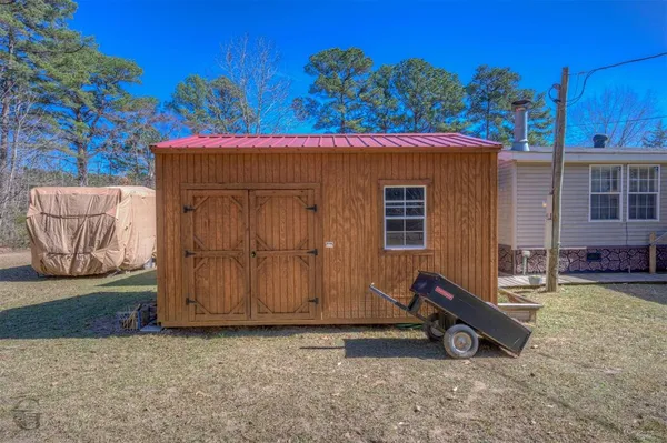 a view of outdoor space with seating area