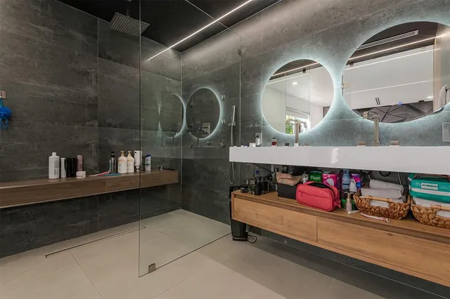 a bathroom with a sink and a toilet