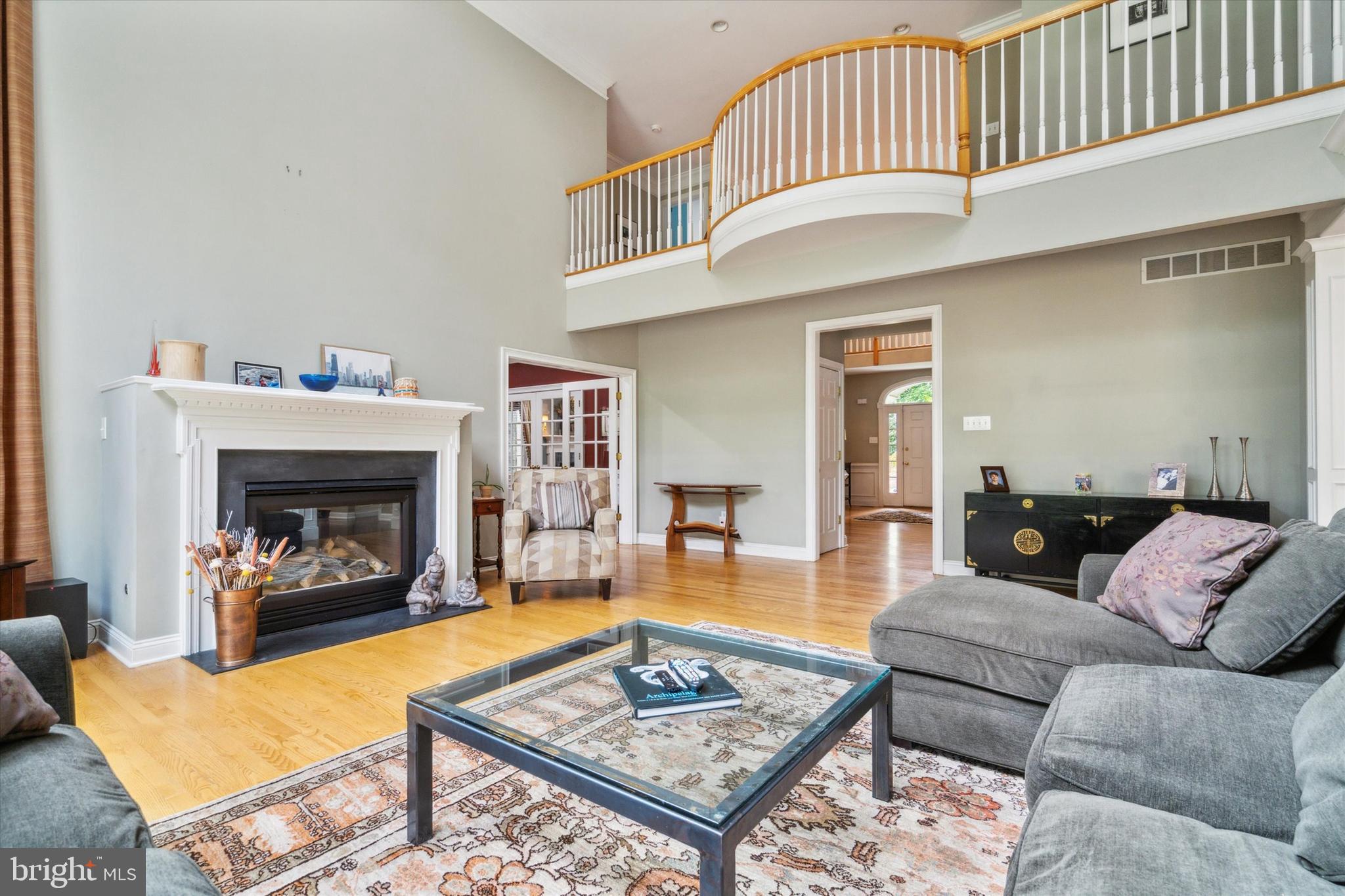 145 Biddulph Road Wayne, PA 19087 - Photo 4 of 38 a living room with furniture and a fireplace