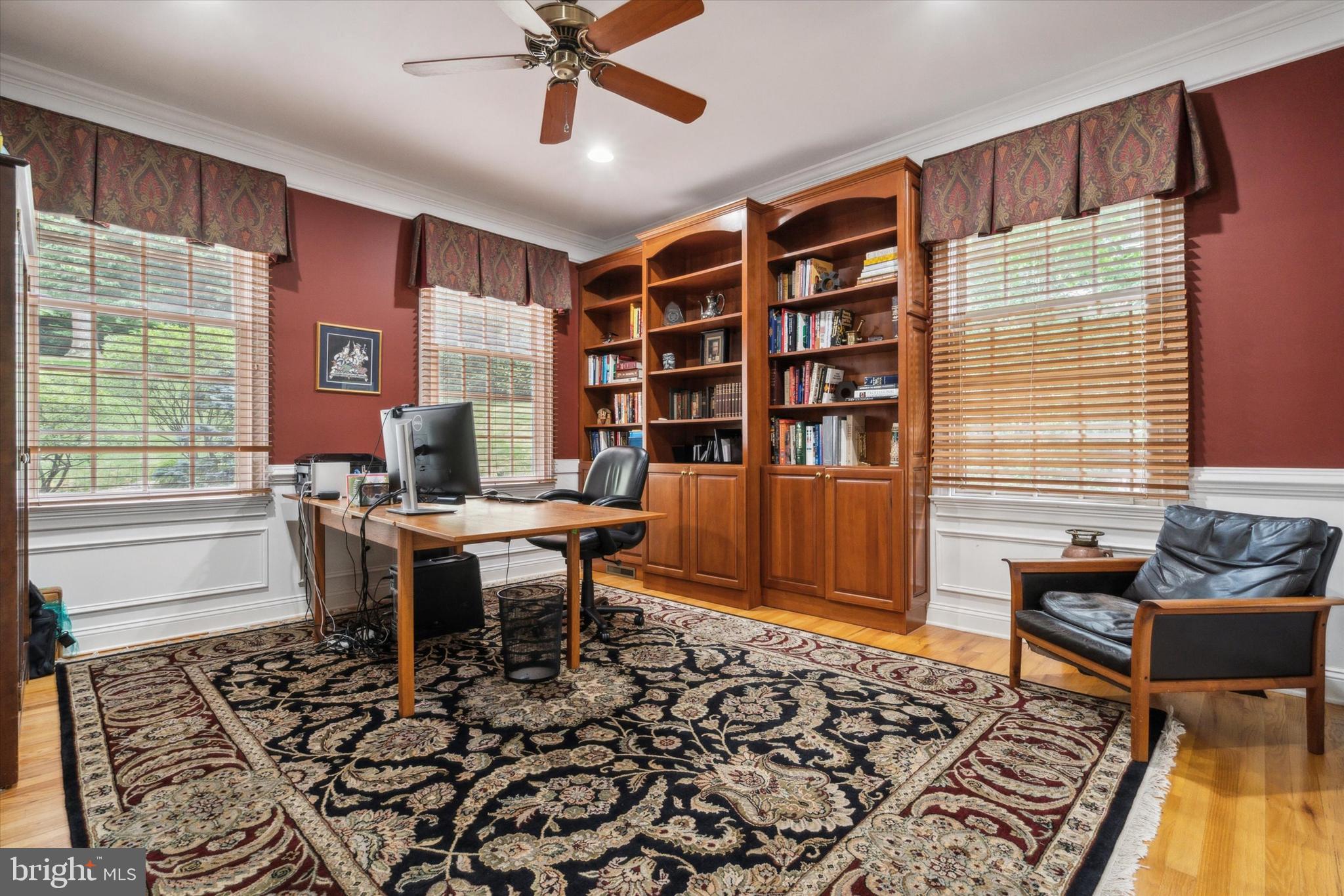 145 Biddulph Road Wayne, PA 19087 - Photo 7 of 38 a view of a workspace with furniture and a window