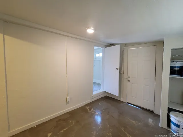 a view of an empty room