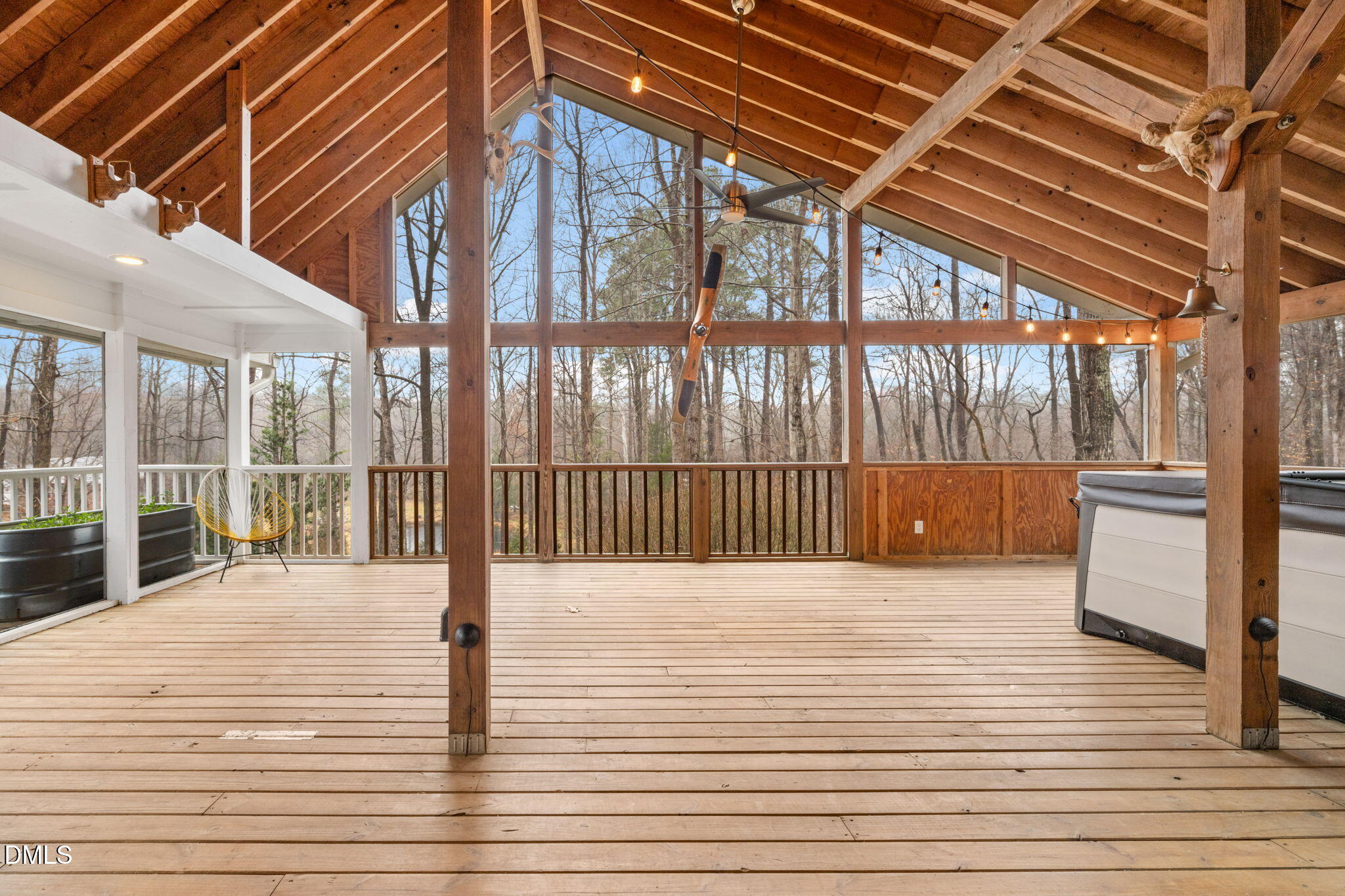 10848 Leslie Drive Raleigh, NC 27614 - Photo 49 of 71 Screened Porch balcony (1)