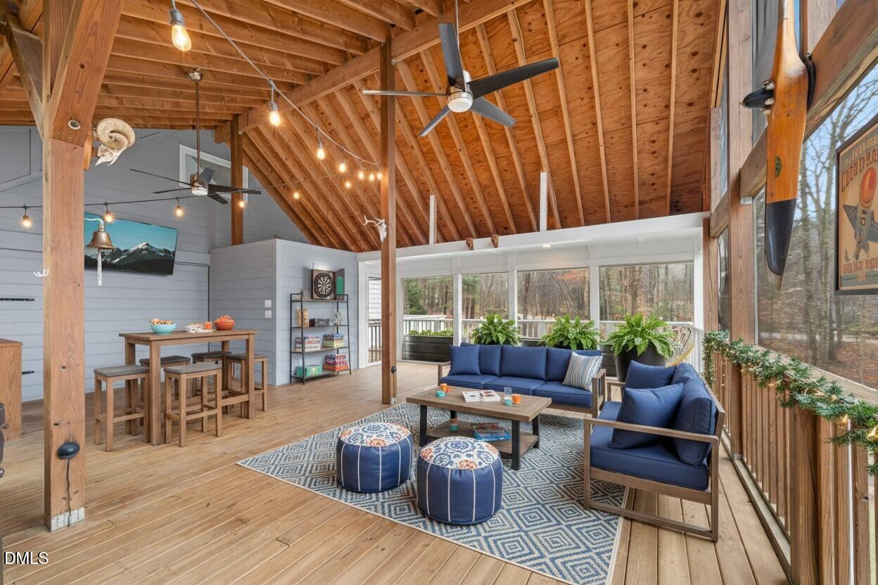 10848 Leslie Drive Raleigh, NC 27614 - Photo 6 of 71 Screened Porch balcony (7) staged