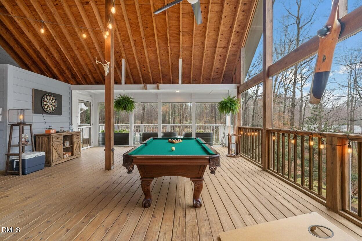 10848 Leslie Drive Raleigh, NC 27614 - Photo 7 of 71 Screened Porch balcony (9) staged