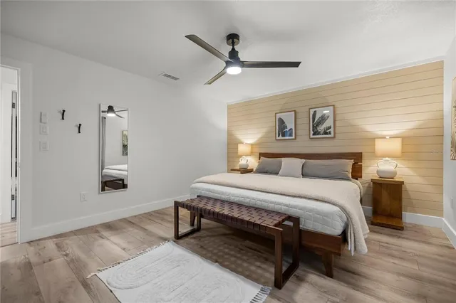 a kitchen with stainless steel appliances lots of counter top space