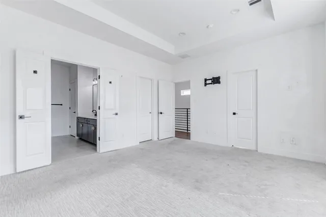 a view of empty room