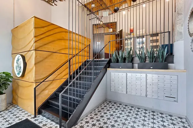 a view of entryway with a front door