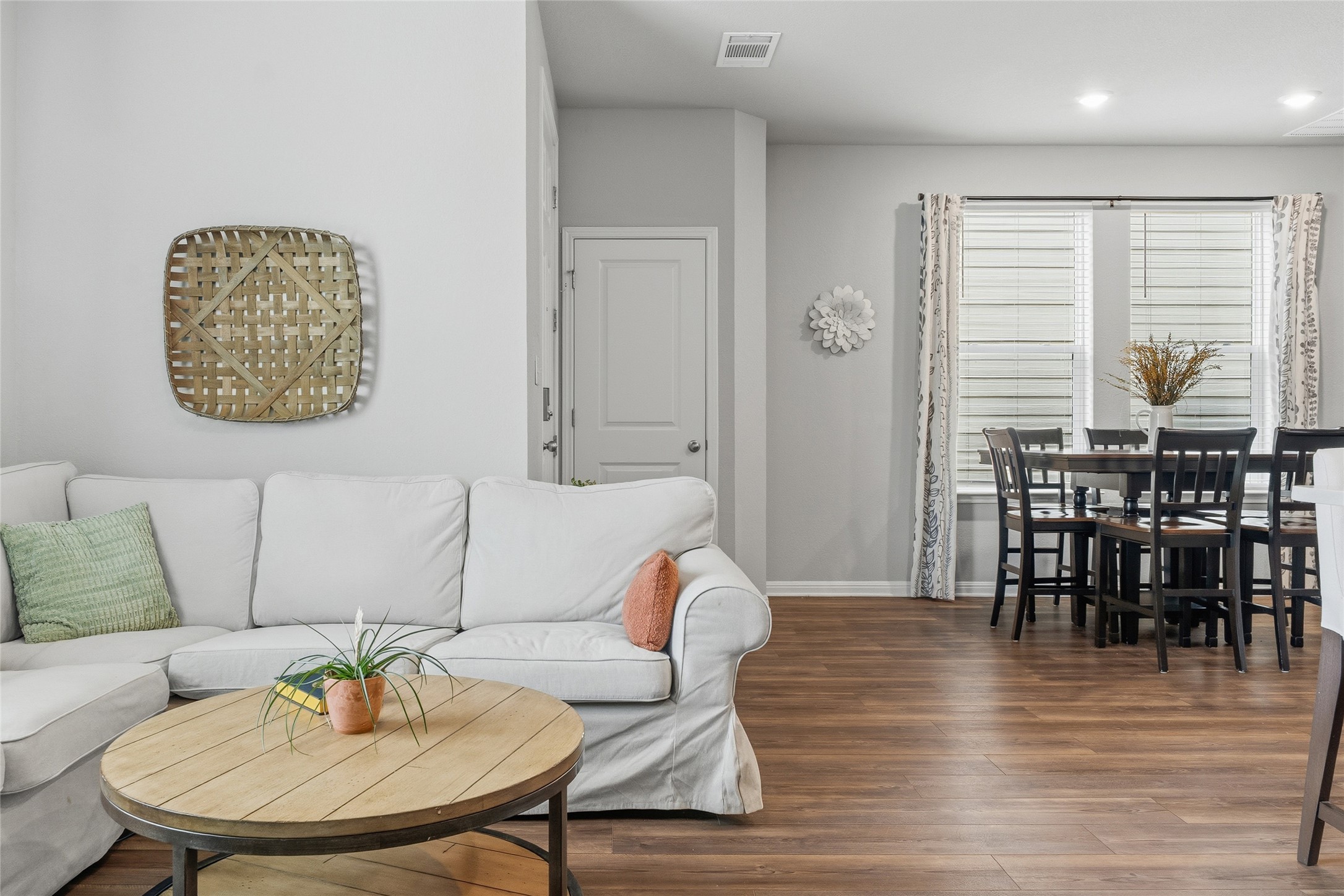 145 Beach Mountain Road Dripping Springs, TX 78620 - Photo 7 of 40 The living and dining spaces effortlessly flow.