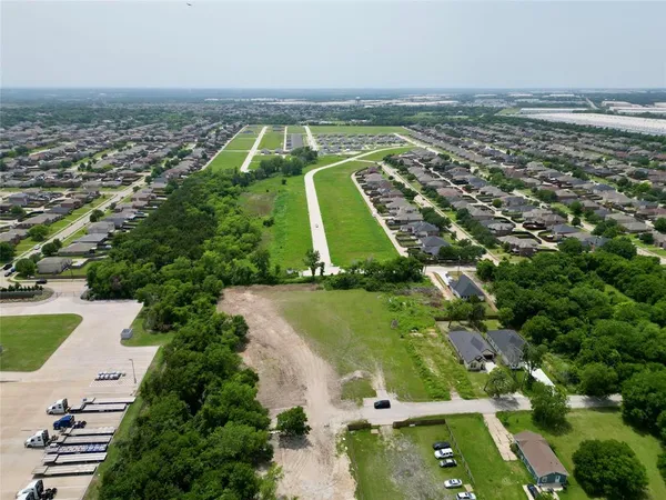 an aerial view of a football ground