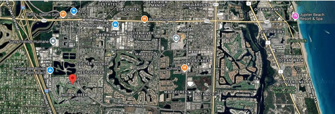 702 Wingfoot Drive, Unit D Jupiter, FL 33458 - Photo 38 of 39 Area Map