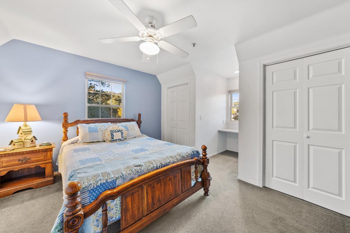 8935 Coker Road Salinas, CA 93907 - Photo 60 of 90 a bedroom with a bed and a chandelier