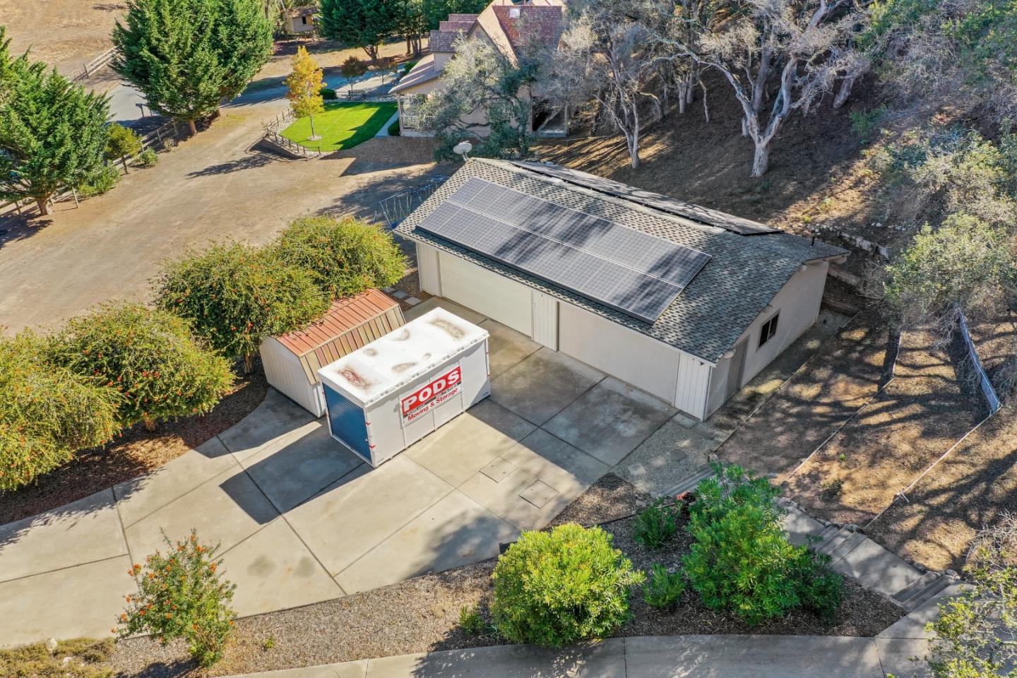 8935 Coker Road Salinas, CA 93907 - Photo 76 of 90 an aerial view of a house with a yard and potted plants