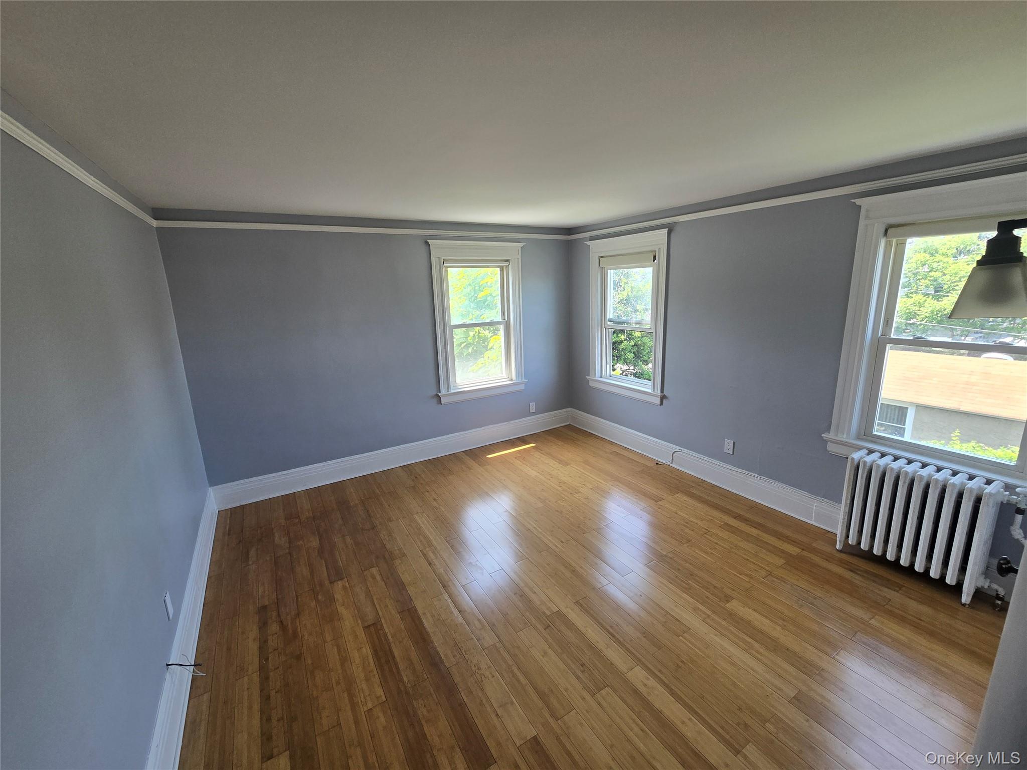 21-23 George Street Manhasset, NY 11030 - Photo 4 of 15 a view of an empty room with wooden floor and a window