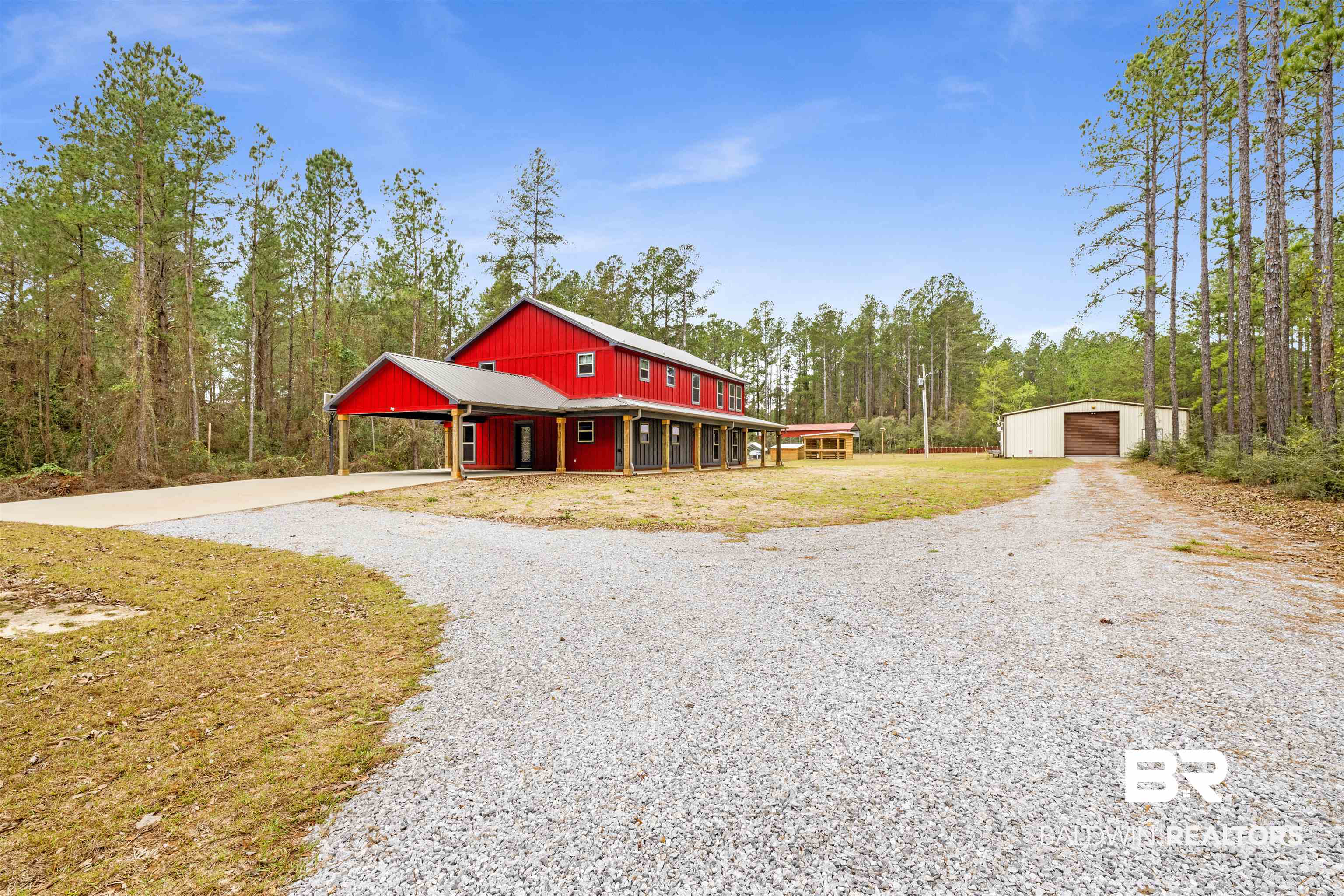 36397 Alexandria Trail Stapleton, AL 36578 - Photo 15 of 65 Horse barn with a view of trees