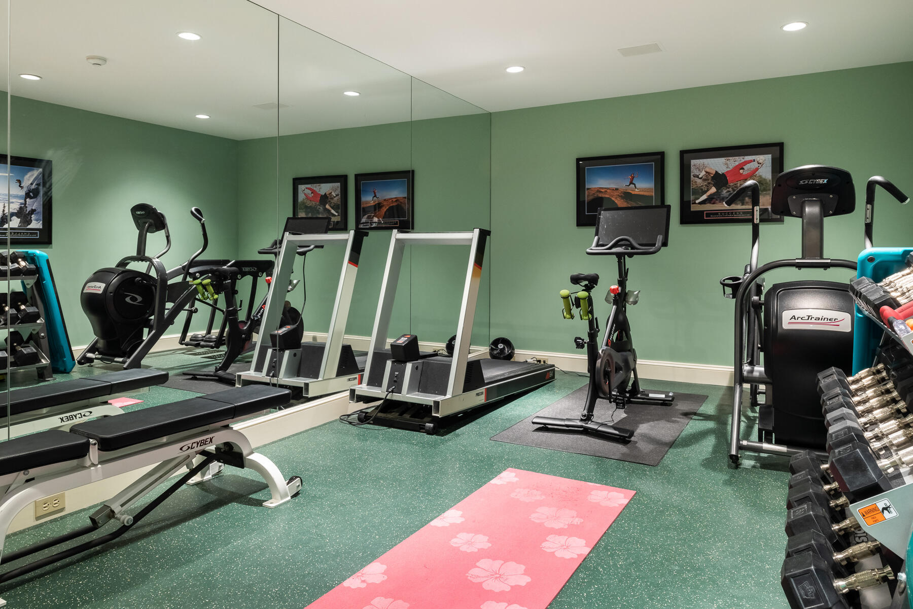 1194 Smith Ridge Road New Canaan, CT 06840 - Photo 33 of 47 a view of a room with gym equipment