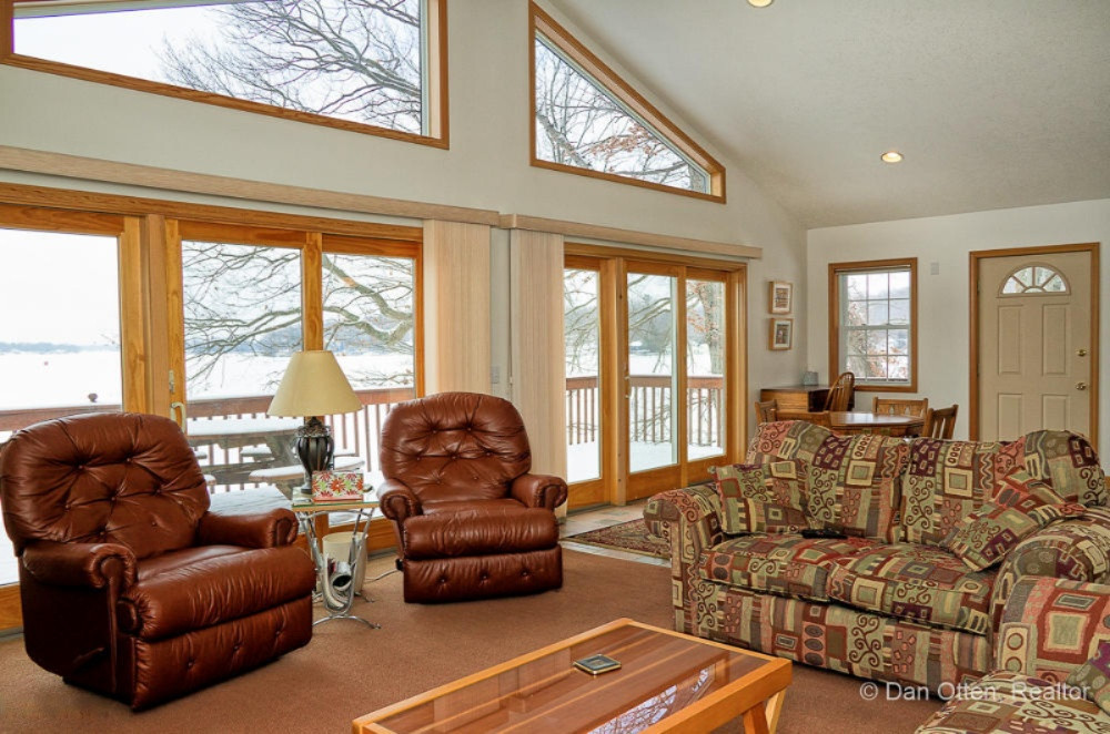4472 Trails End Road Middleville, MI 49333 - Photo 11 of 45 Living Area with large view of the Lake