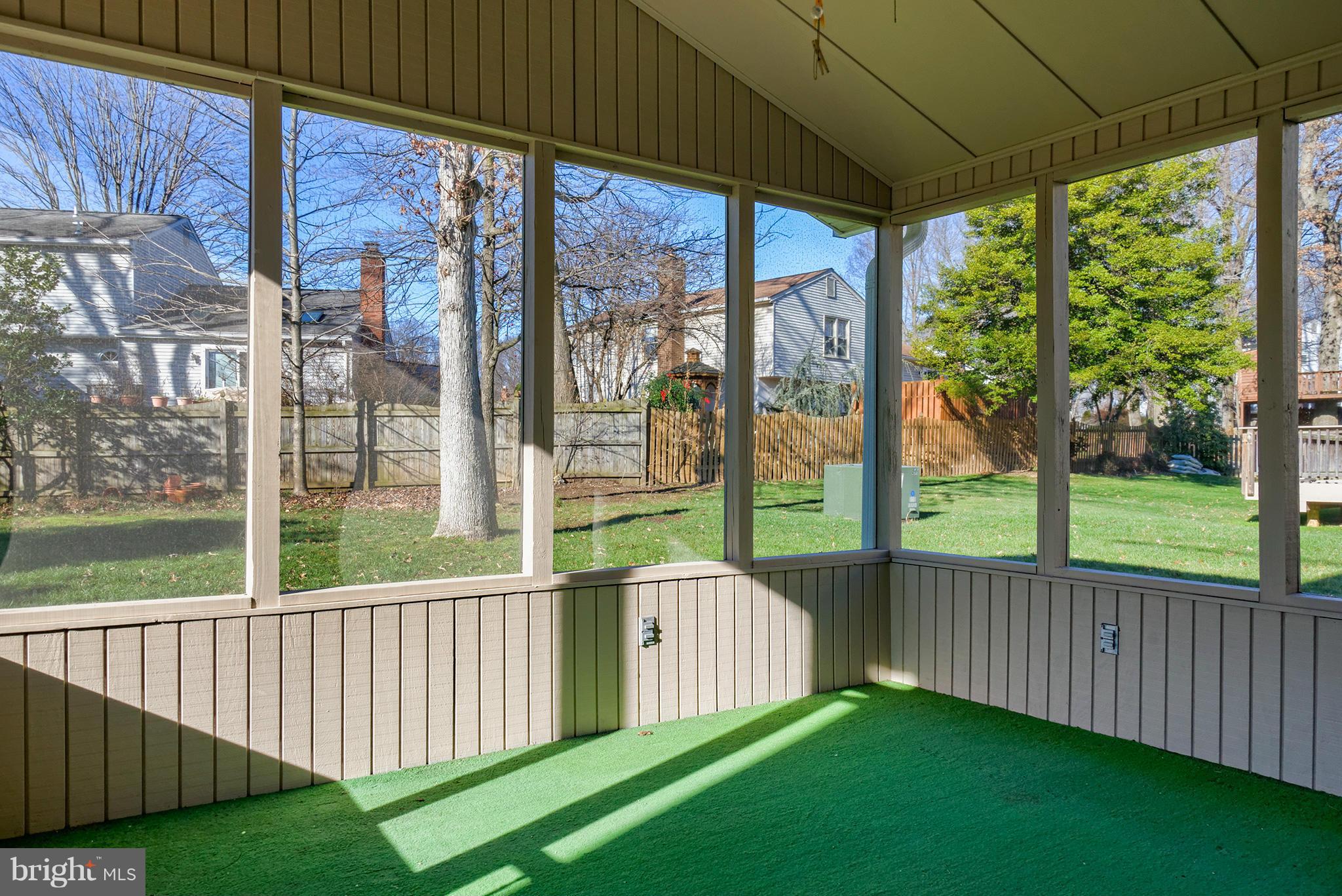 7610 Trail Run Road Falls Church, VA 22042 - Photo 7 of 29 Screened-in porch