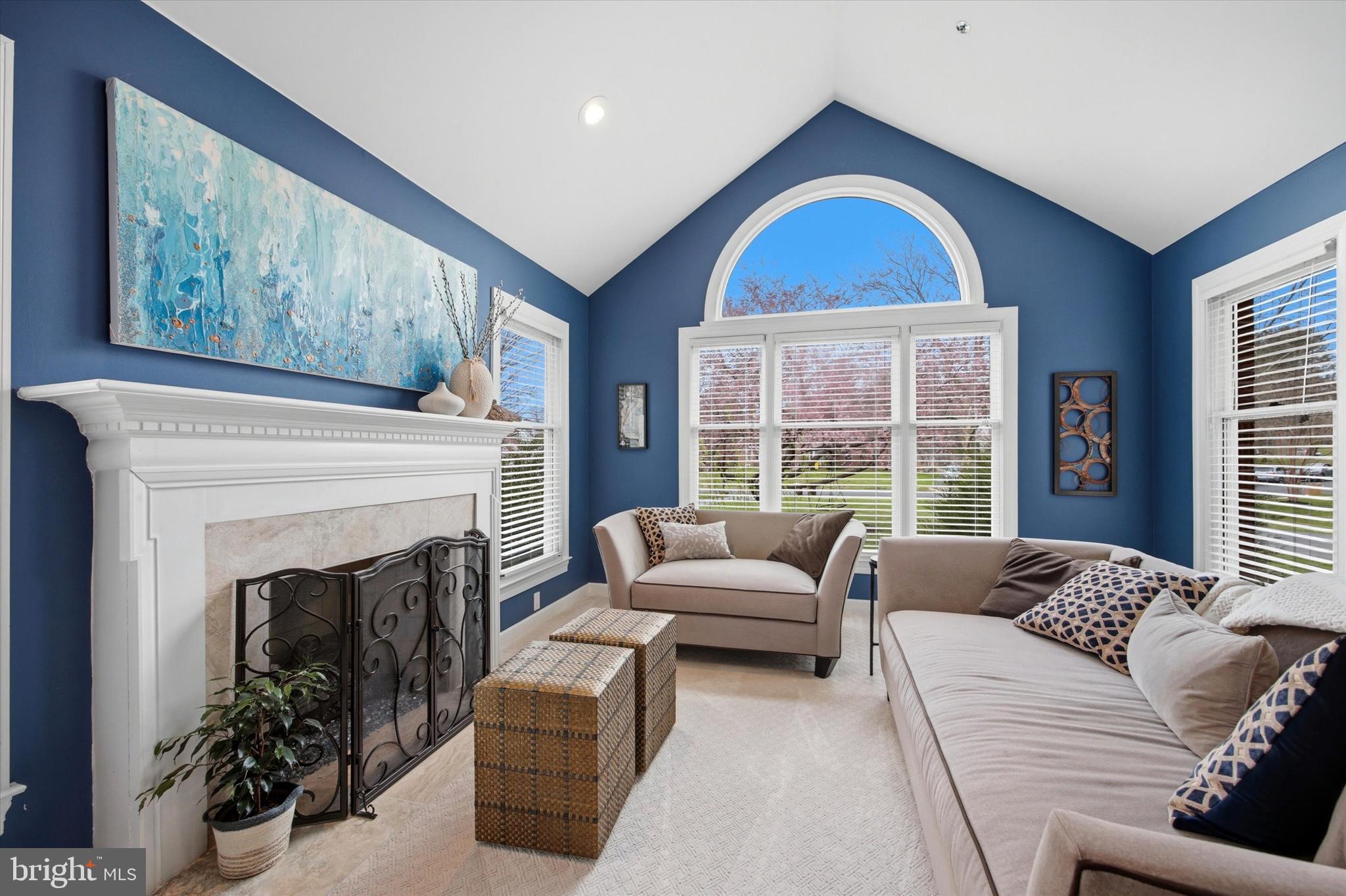 352 Sentry Lane Wayne, PA 19087 - Photo 5 of 36 Cathedral ceilings! Fireplace