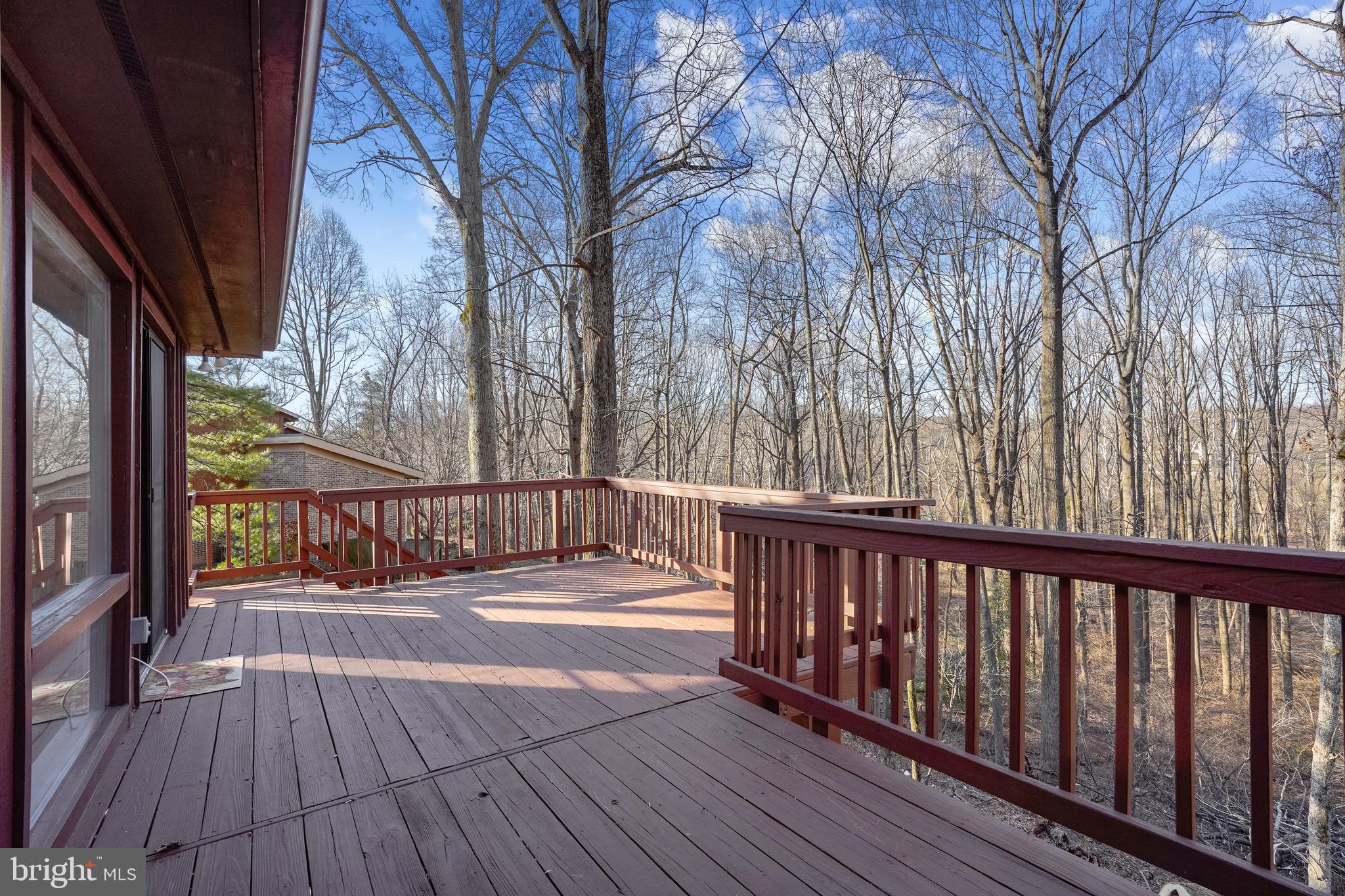 1052 Bellview Road McLean, VA 22102 - Photo 33 of 36 a view of balcony with wooden floor and fence