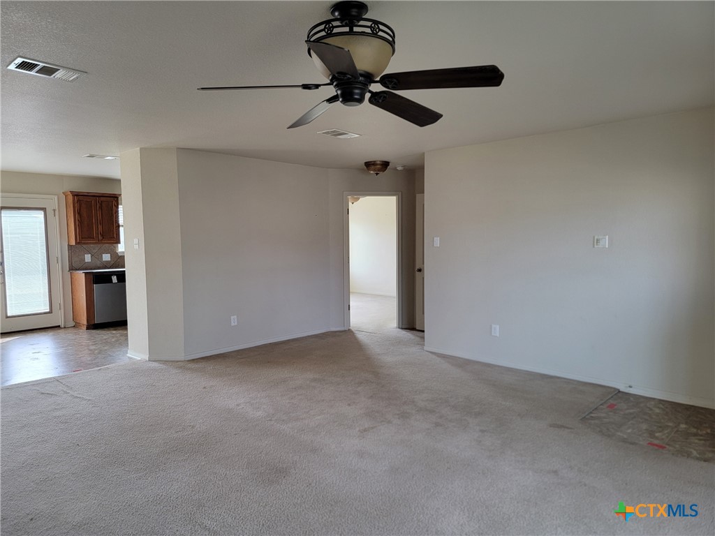 3505 Logsdon Street Copperas Cove, TX 76522 - Photo 5 of 17 a view of an empty room and chandelier fan
