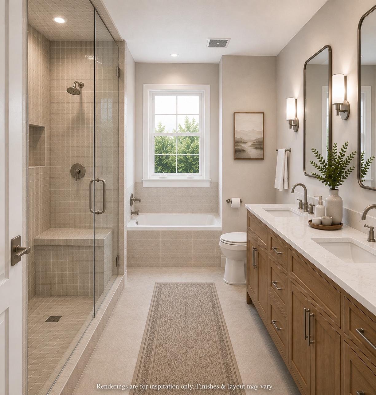 116 Bordentown Crosswicks Road Chesterfield, NJ 08515 - Photo 3 of 7 Bathroom Rendering