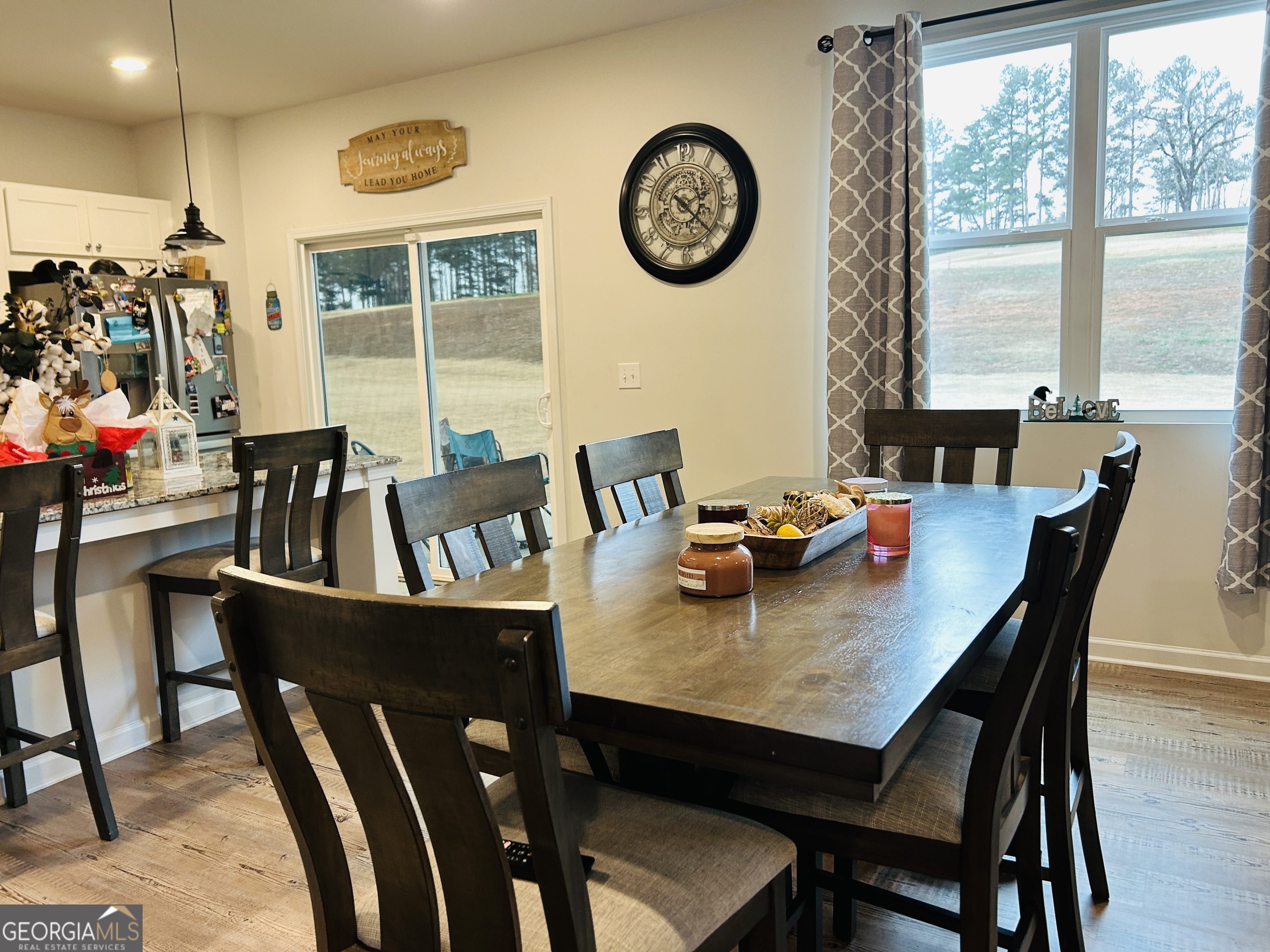 151 Sweet Briar Way Homer, GA 30547 - Photo 10 of 32 a view of a dining room with furniture window and outside view