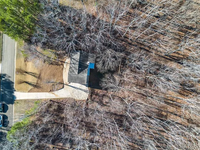 a backyard of a house