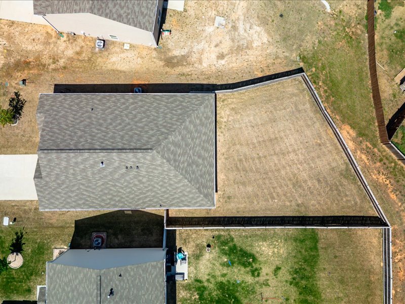 525 Ashwood Way Easley, SC 29640 - Photo 28 of 36 An aerial view captures the home's roof and spacious yard.