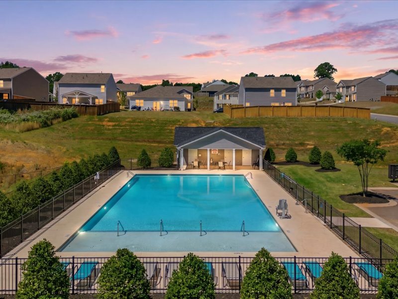 525 Ashwood Way Easley, SC 29640 - Photo 35 of 36 An inviting community pool awaits, offering refreshing enjoyment against a vibrant sky.