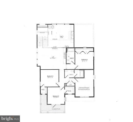 a view of a field with trees in the background