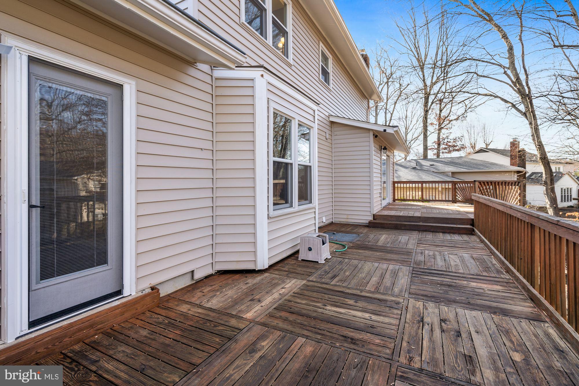 7132 Sontag Way Springfield, VA 22153 - Photo 49 of 53 Large deck perfect for relaxing or entertaining