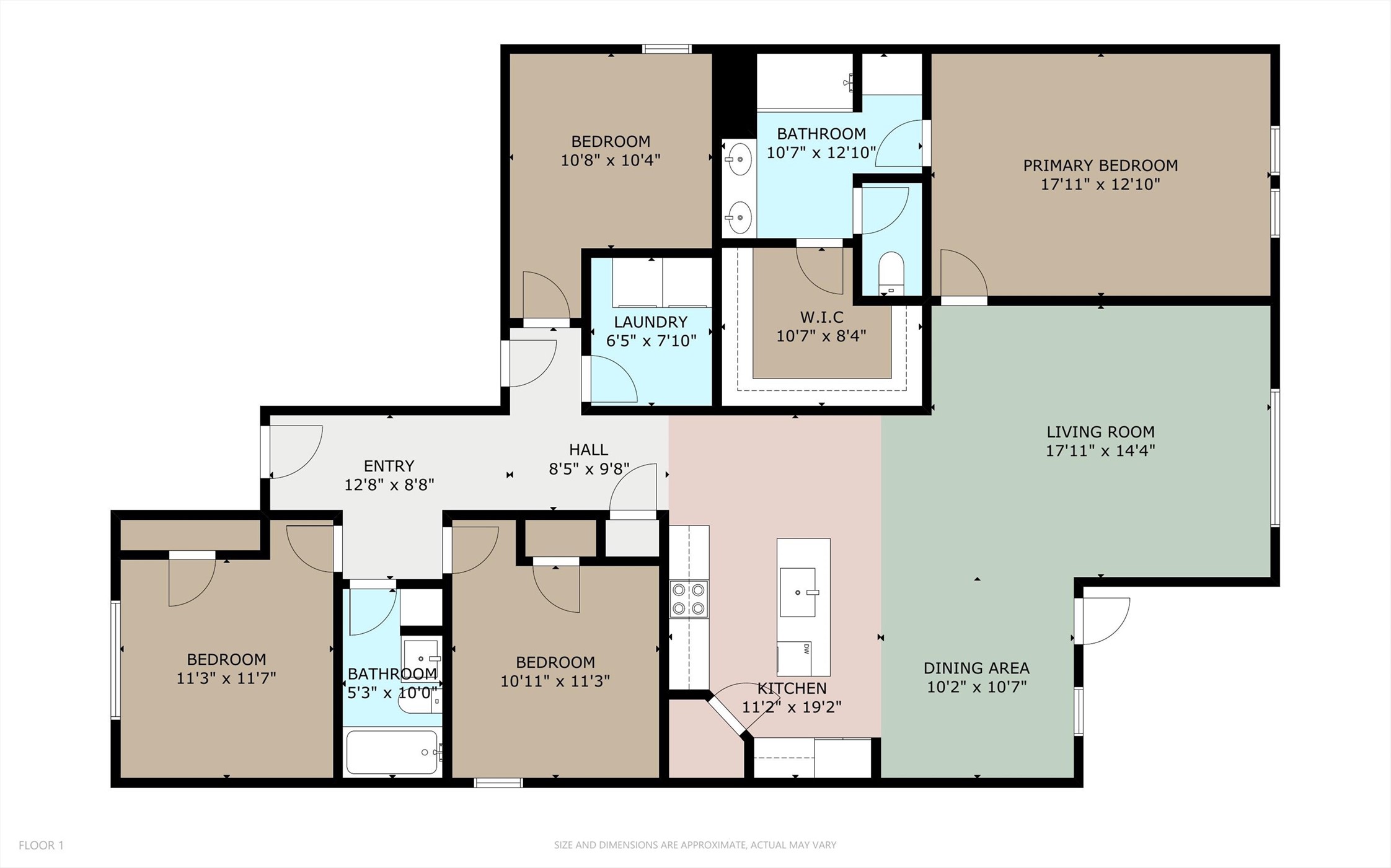 19912 Abigail Fillmore Road Manor, TX 78653 - Photo 31 of 31 Visualize your future in this detailed floor plan showcasing a spacious layout with multiple rooms.