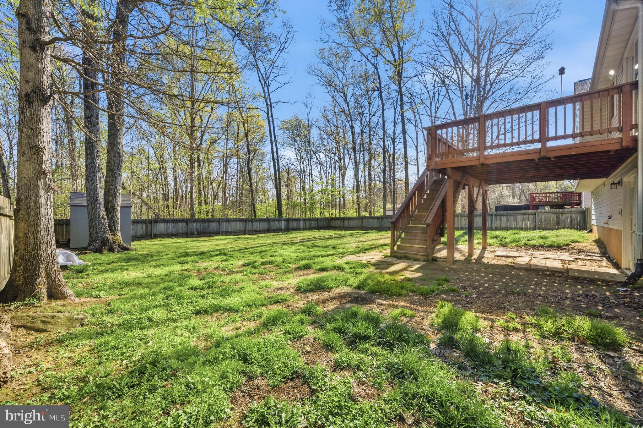 2616 Ruffin Drive Fredericksburg, VA 22408 - Photo 34 of 36 a view of a backyard with a small cabin and chair