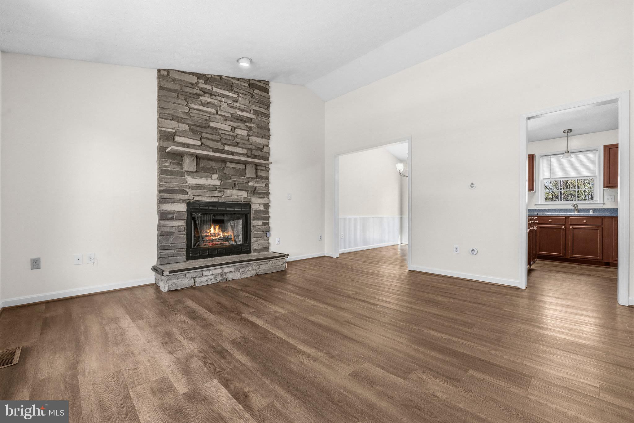 2616 Ruffin Drive Fredericksburg, VA 22408 - Photo 5 of 36 wooden floor fireplace and natural light in room