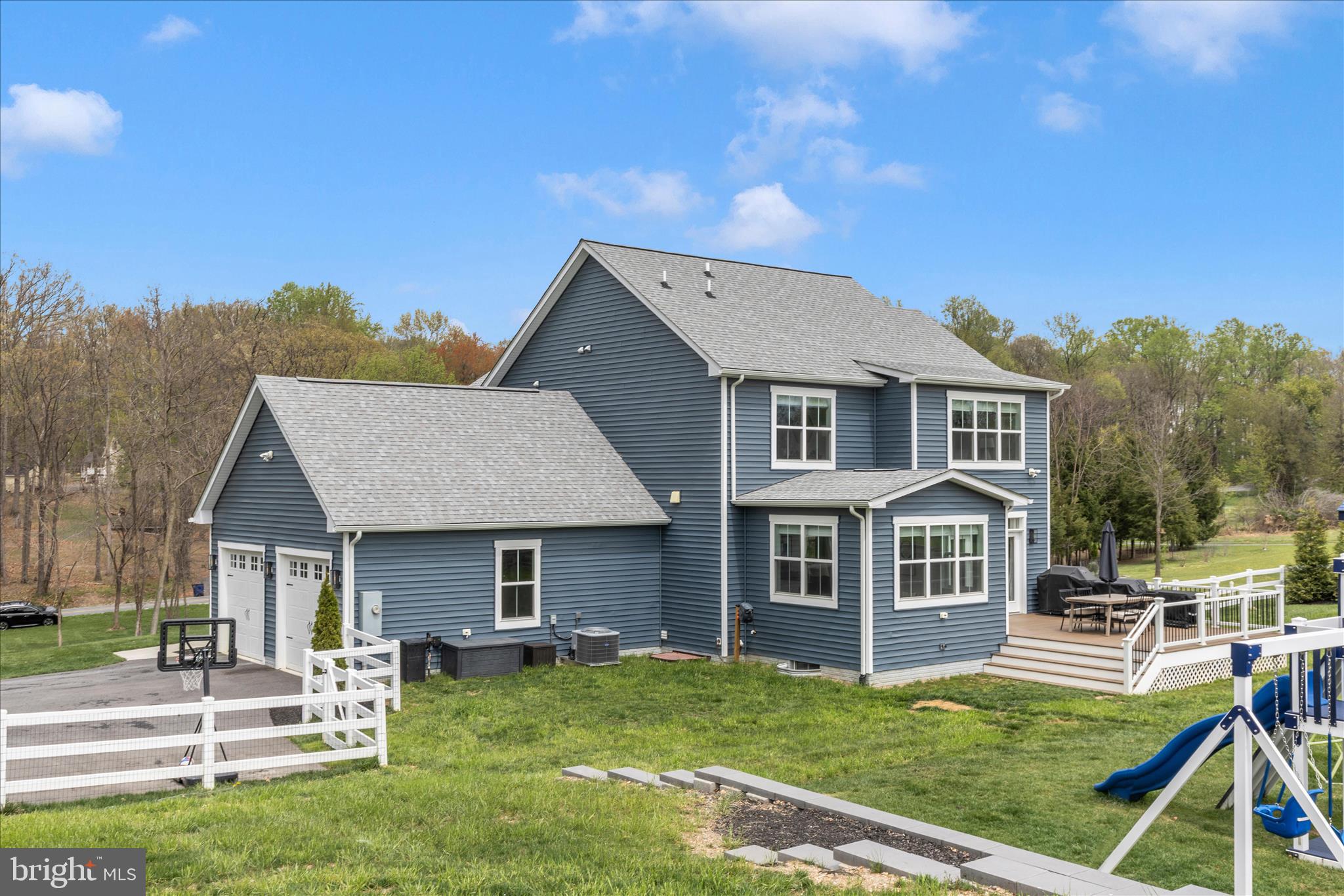 14105 Peddicord Road Mount Airy, MD 21771 - Photo 46 of 52 a aerial view of a house with a yard patio and fire pit