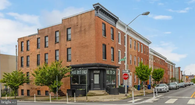 a view of a building with street