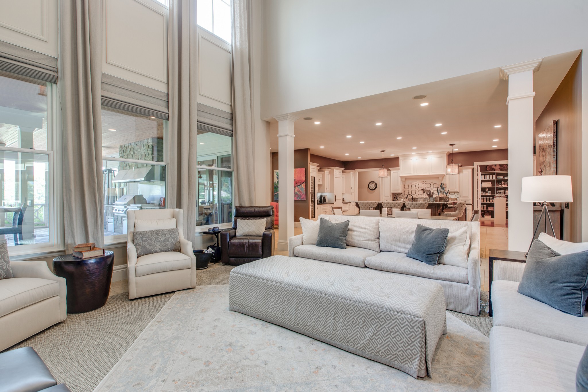 4200 Two Rivers Lane Franklin, TN 37069 - Photo 9 of 44 a living room with furniture and a large window