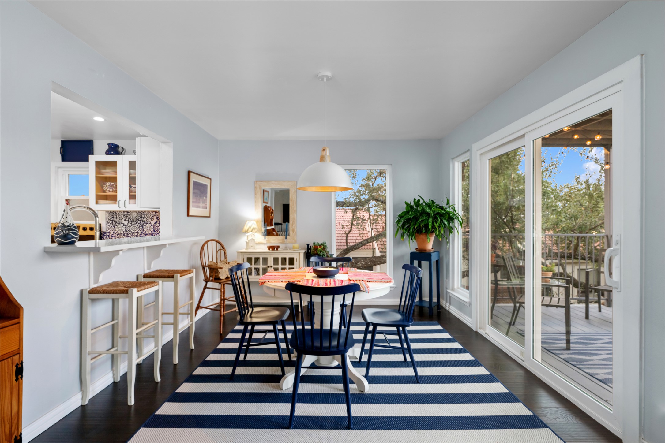 2918 Ranch Road 620 North, Unit C120 Austin, TX 78734 - Photo 11 of 38 a view of a dining room with furniture window and outside view